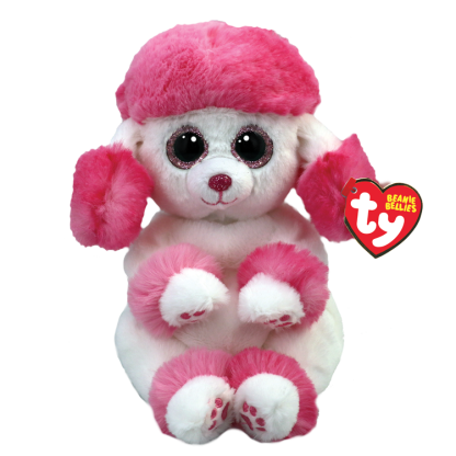 Heartly Pink Poodle Ty Beanie Boo Small